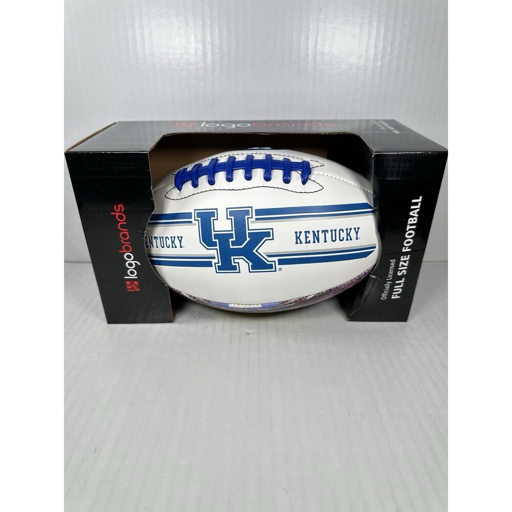 Kentucky UK Stadium Full-Size Football Official NCAA Licensed by Logo Brands NEW